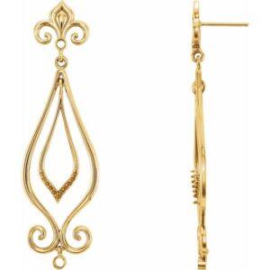 Fleur-de-Lis Earrings