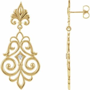 Fleur-de-Lis Earrings