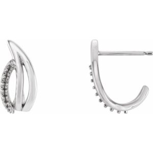 Freeform J-Hoop Earrings