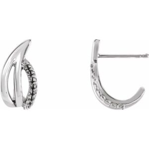 Freeform J-Hoop Earrings