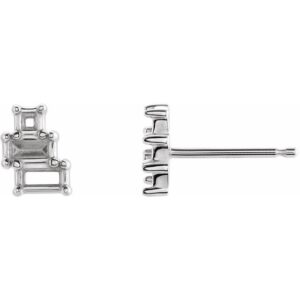 Geometric Cluster Earrings