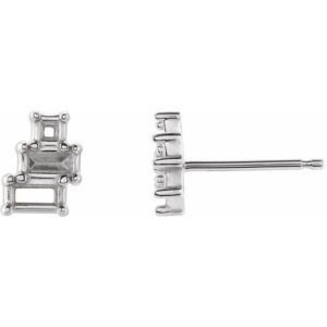 Geometric Cluster Earrings