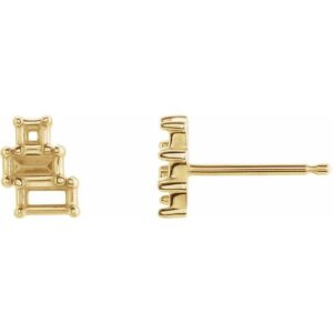Geometric Cluster Earrings