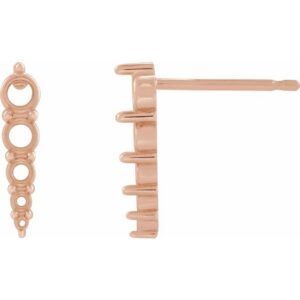 Graduated Bar Earrings