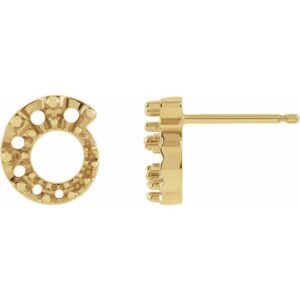 Graduated Circle Earrings