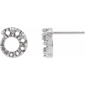 Graduated Circle Earrings