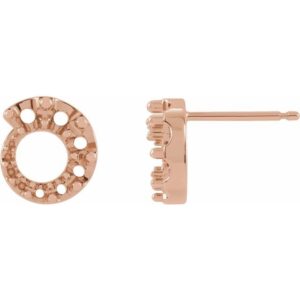 Graduated Circle Earrings