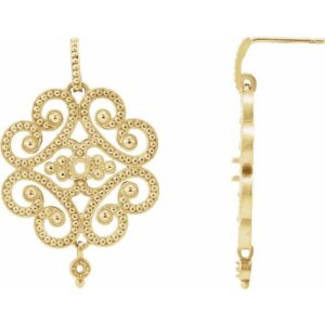 Granulated Earrings