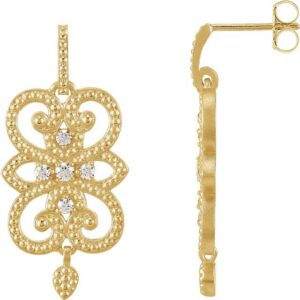 Granulated Earrings