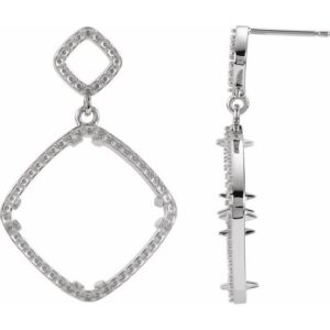 Halo-Style Earrings