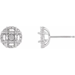 Halo-Style Earrings