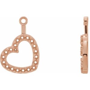Heart Earring Jackets