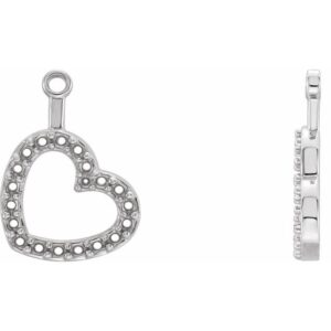 Heart Earring Jackets
