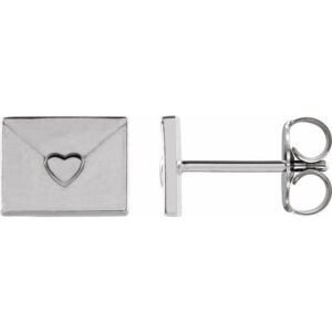 Heart Envelope Earrings