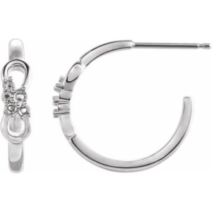 Infinity-Inspired Hoop Earrings