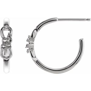 Infinity-Inspired Hoop Earrings