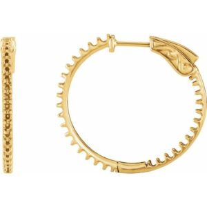 Inside-Outside Hoop Earrings