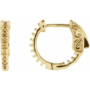 Inside-Outside Hoop Earrings
