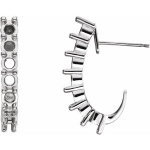 J-Hoop Earrings