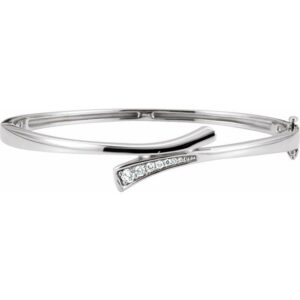 Journey Hinged Bangle Bracelet