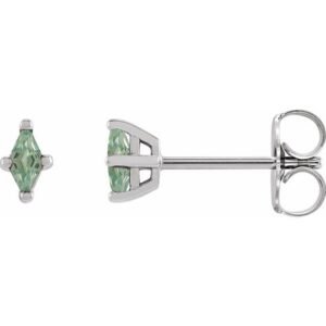 Kite 4-Prong Stud Earring