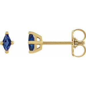 Kite 4-Prong Stud Earring