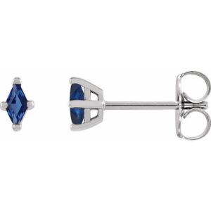 Kite 4-Prong Stud Earring
