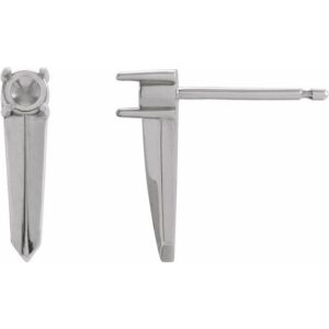 Knife-Edge Bar Earrings