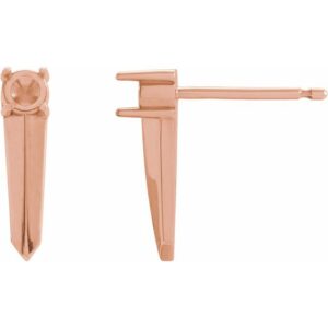 Knife-Edge Bar Earrings