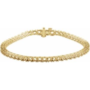 Lab-Grown Diamond Line Bracelet