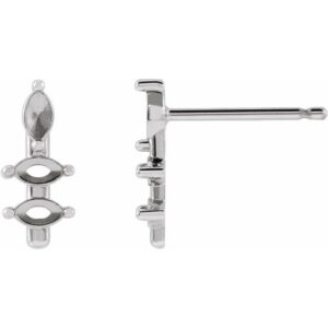 Marquise Bar Earrings