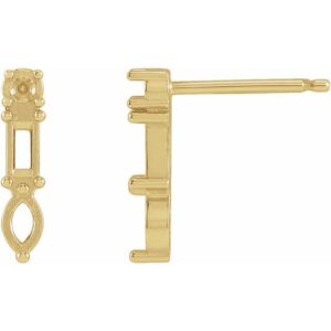 Multi-Shape Bar Earrings