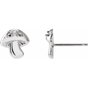 Mushroom Stud Earrings