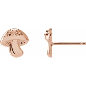 Mushroom Stud Earrings