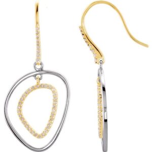 Open Silhouette Dangle Earrings