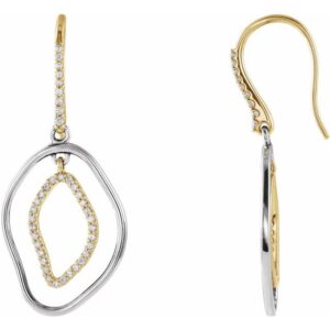 Open Silhouette Dangle Earrings
