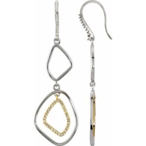 Open Silhouette Dangle Earrings