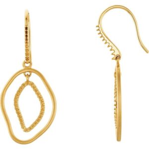 Open Silhouette Dangle Earrings