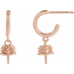 Pearl Hoop Earrings