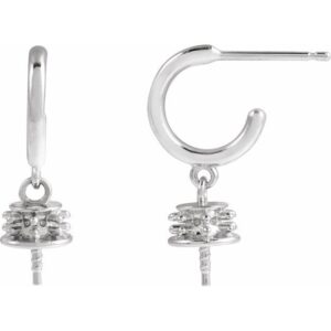 Pearl Hoop Earrings