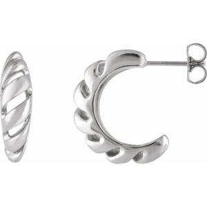 Rope Hoop Earrings