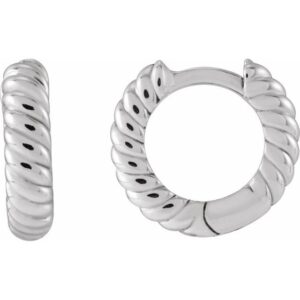 Rope Huggie Hoop Earrings