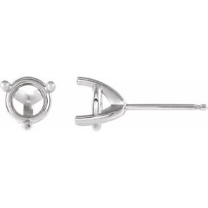 Round 3-Prong Stuller Moissanite™ Stud Earrings