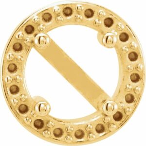 Round 4-Prong Halo-Style Earrings