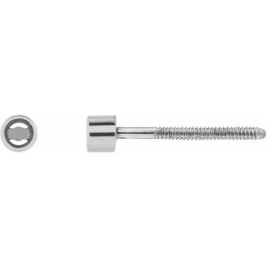 Round Micro Bezel-Set Stud Earrings