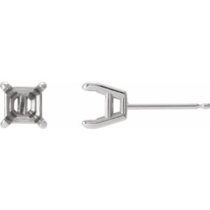 Solitaire Stud Earrings