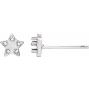 Star Cabochon Earrings