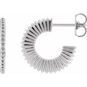 Starburst Hoop Earrings