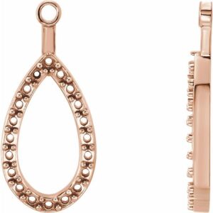 Teardrop Earring Jackets