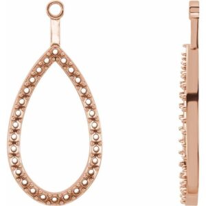 Teardrop Earring Jackets
